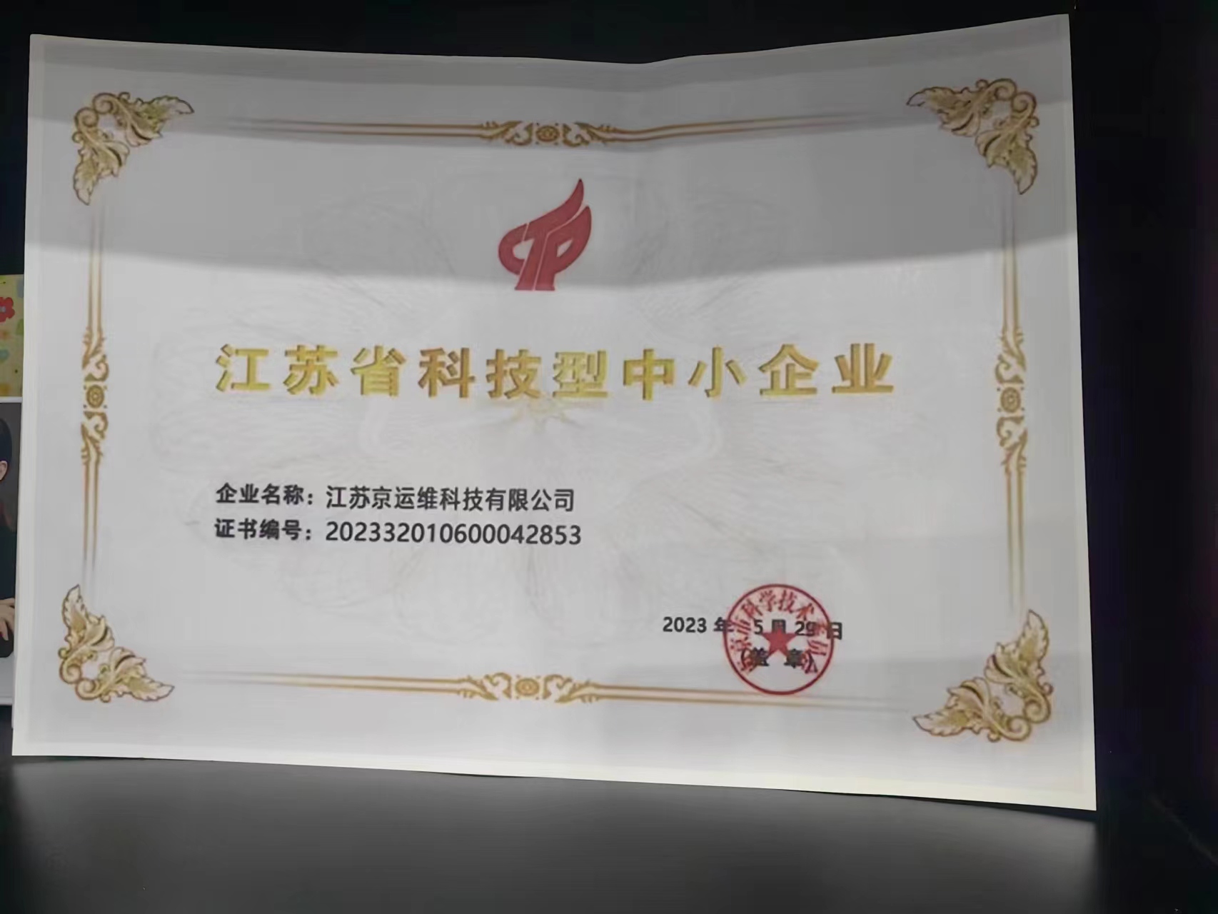 江苏省科技型中小企业 江苏省科技型中小企业